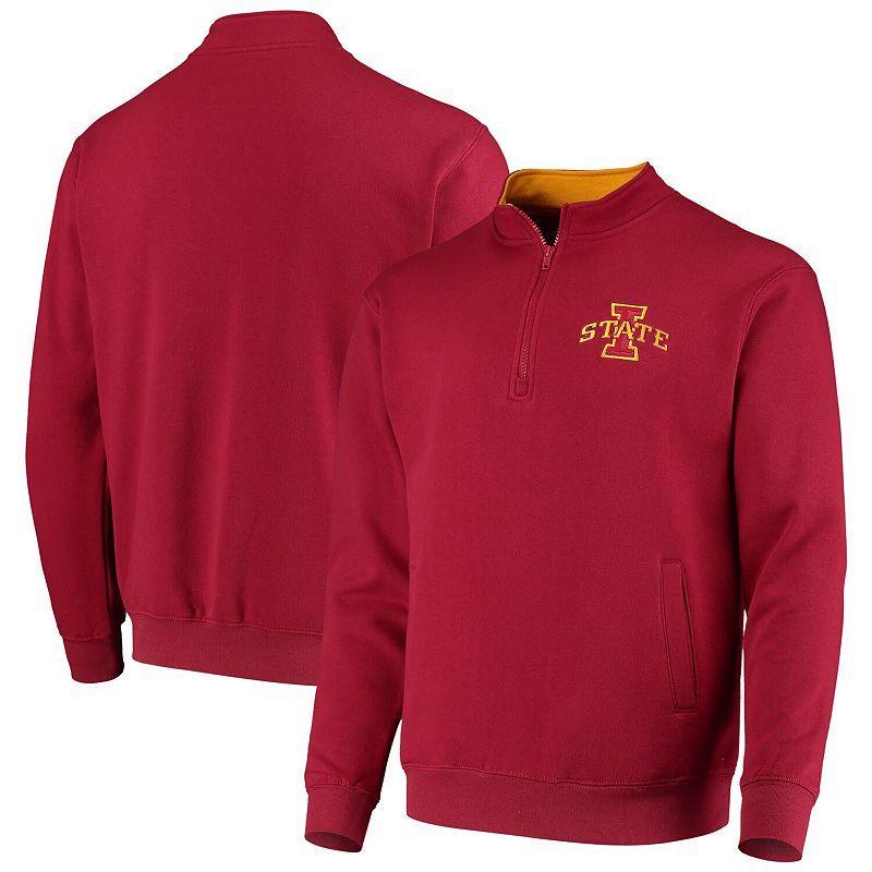 Mens Cardinal Iowa State Cyclones Tortugas Logo Quarter-Zip Jacket Product Image