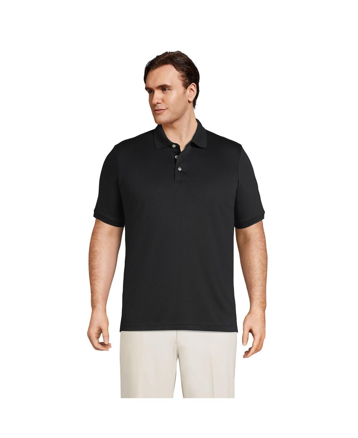 Big & Tall Lands End Classic-Fit Supima Polo, Mens White Product Image