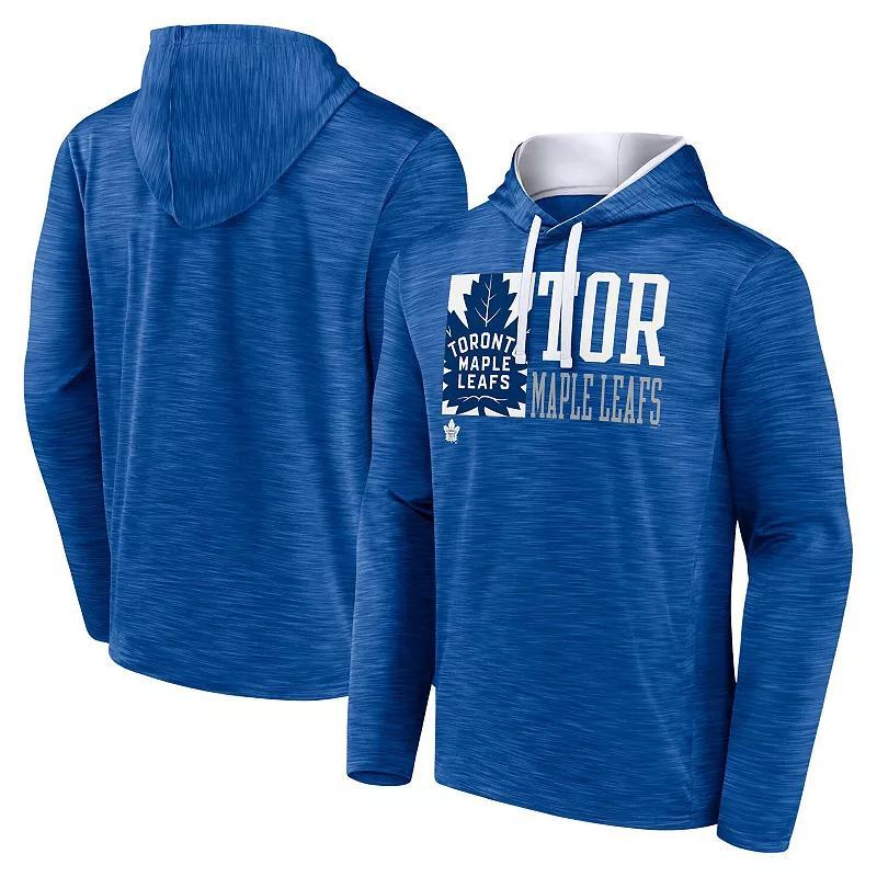 Mens Fanatics Blue Toronto Maple Leafs Never Quit Pullover Hoodie Product Image