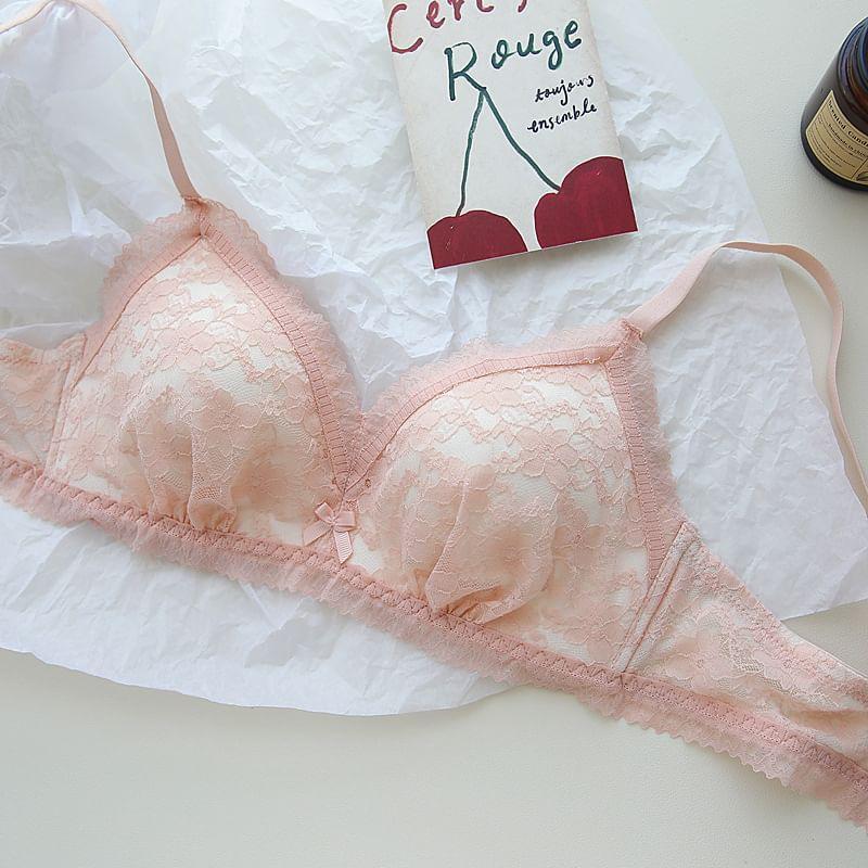 Wireless Lace Bra / Panty / Set Product Image