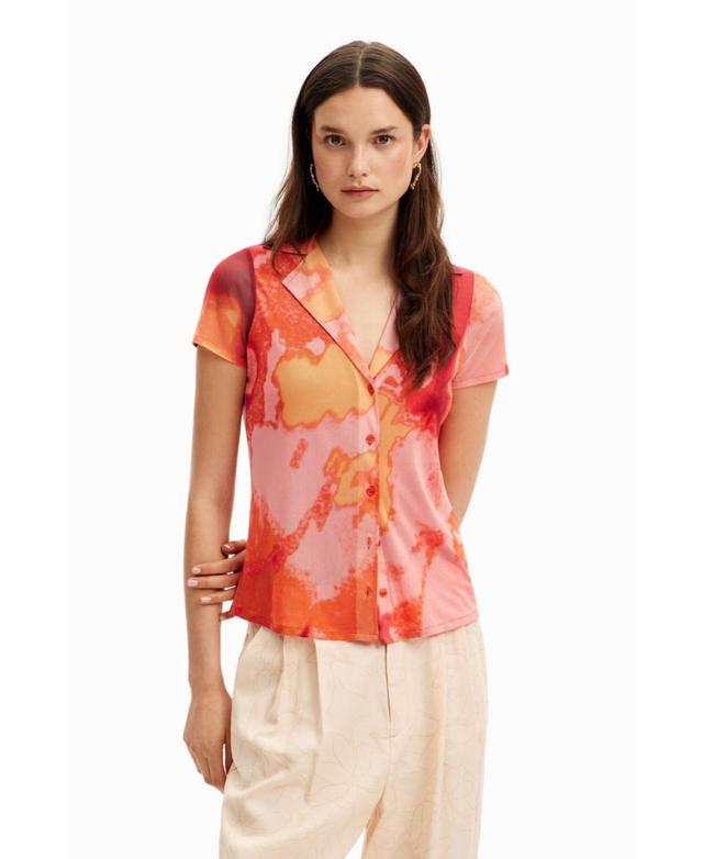 Desigual Womens Tulle resort T-shirt Product Image