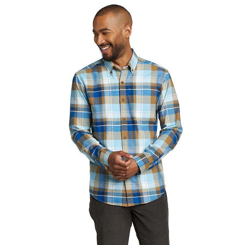 Mens Eddie Bauer Field Flannel Button-Down Shirt Product Image