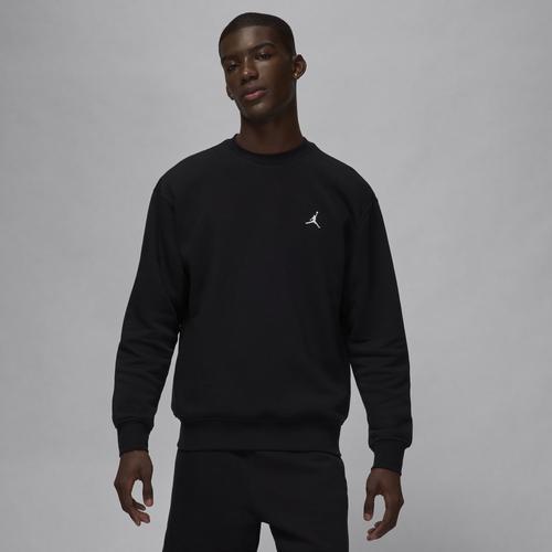 Jordan Mens Jordan Brooklyn Fleece Crew - Mens Black/White Product Image