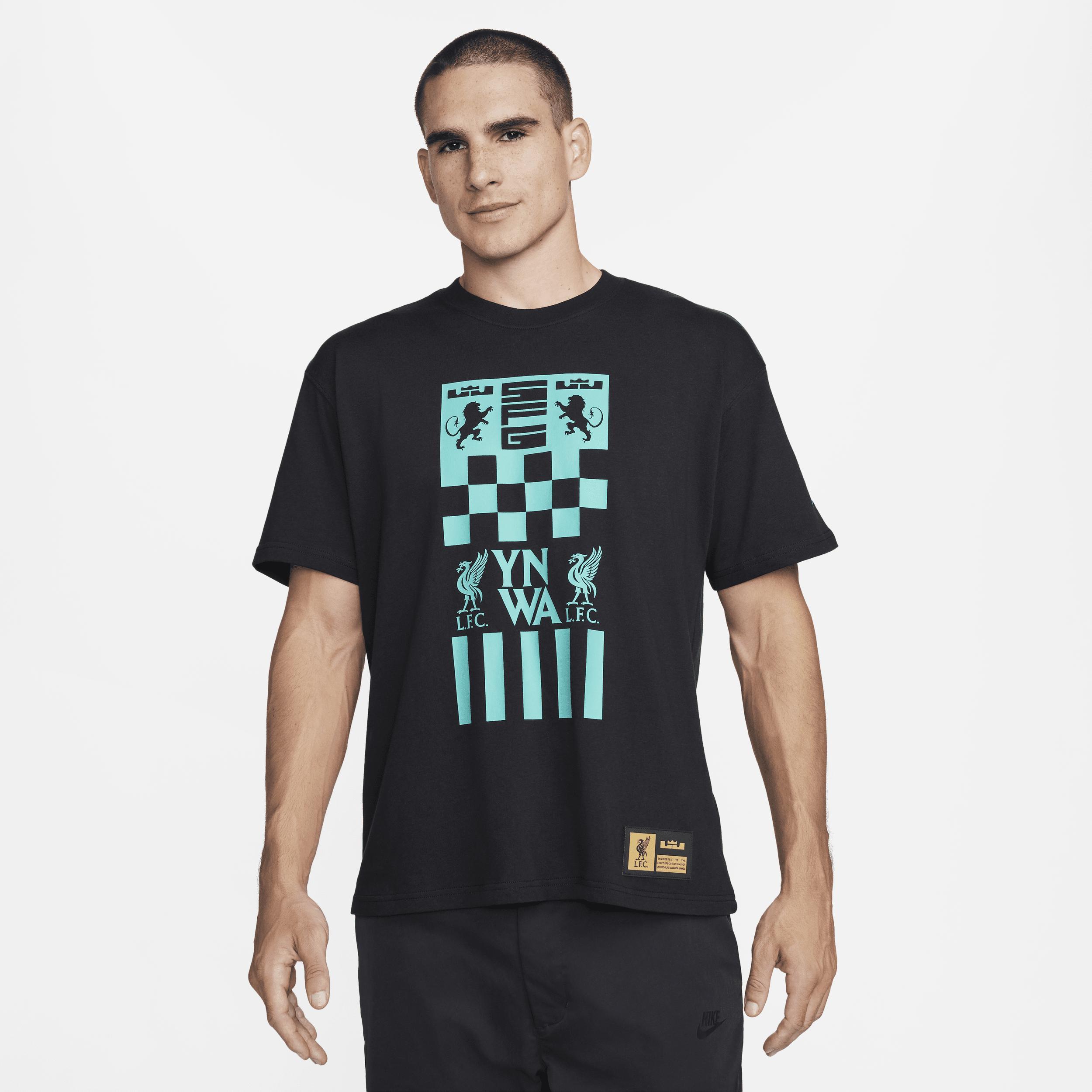 LeBron x Liverpool FC Nike Men's Max90 Soccer T-Shirt Product Image