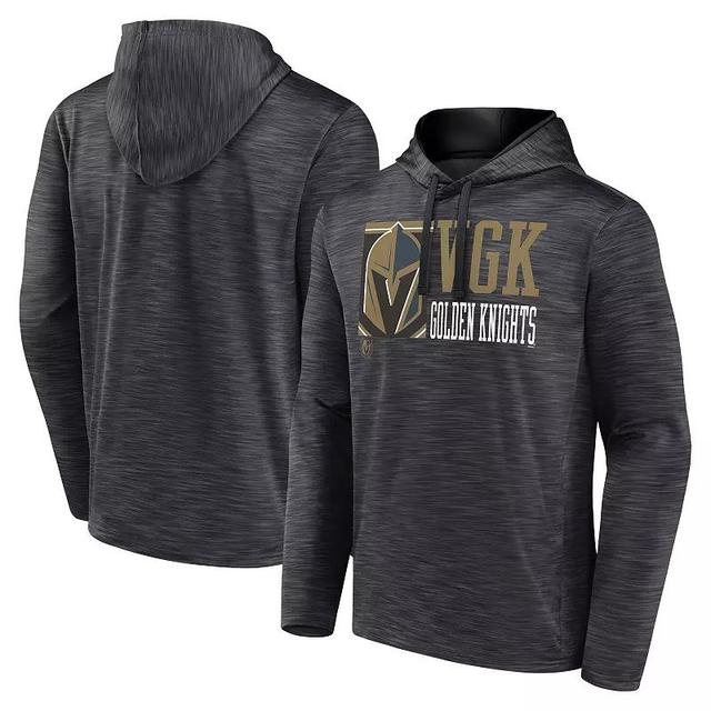 Mens Fanatics Charcoal Vegas Golden Knights Never Quit Pullover Hoodie Product Image