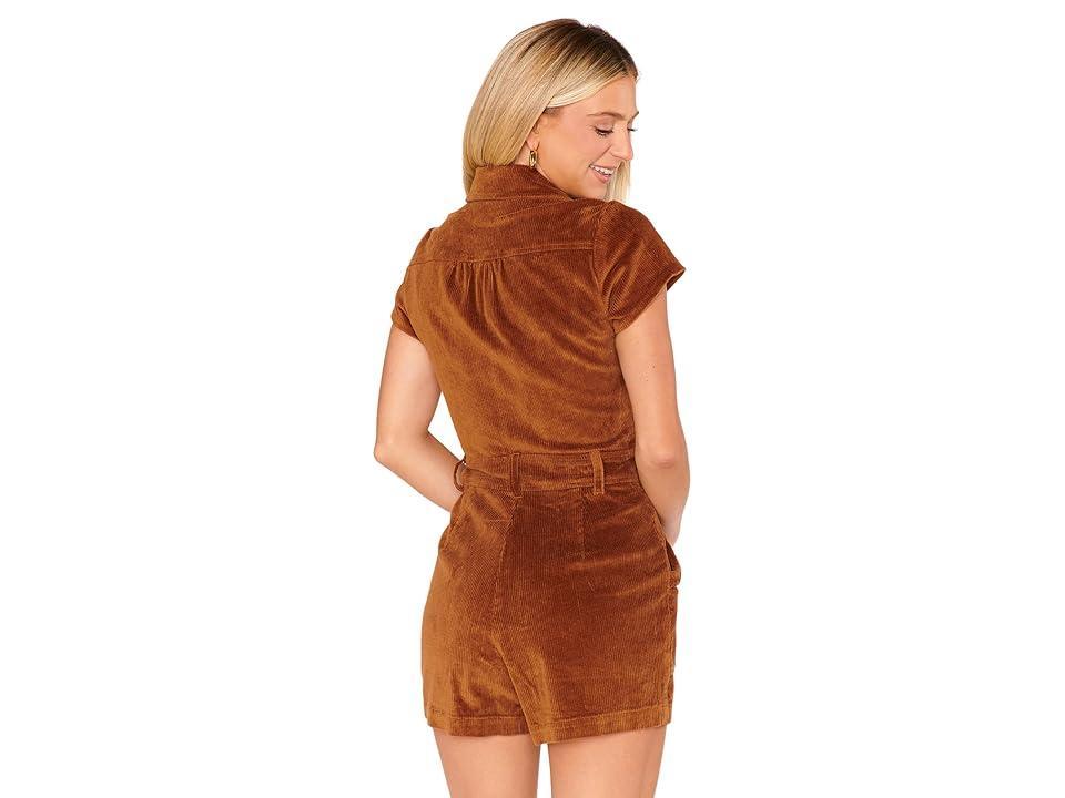 Show Me Your Mumu Outlaw Romper (Saddle Corduroy) Women's Jumpsuit & Rompers One Piece Product Image