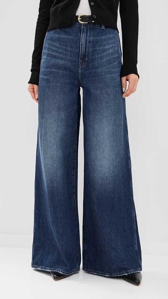 Madewell Dark Wide Sweep Trousers | Shopbop Product Image