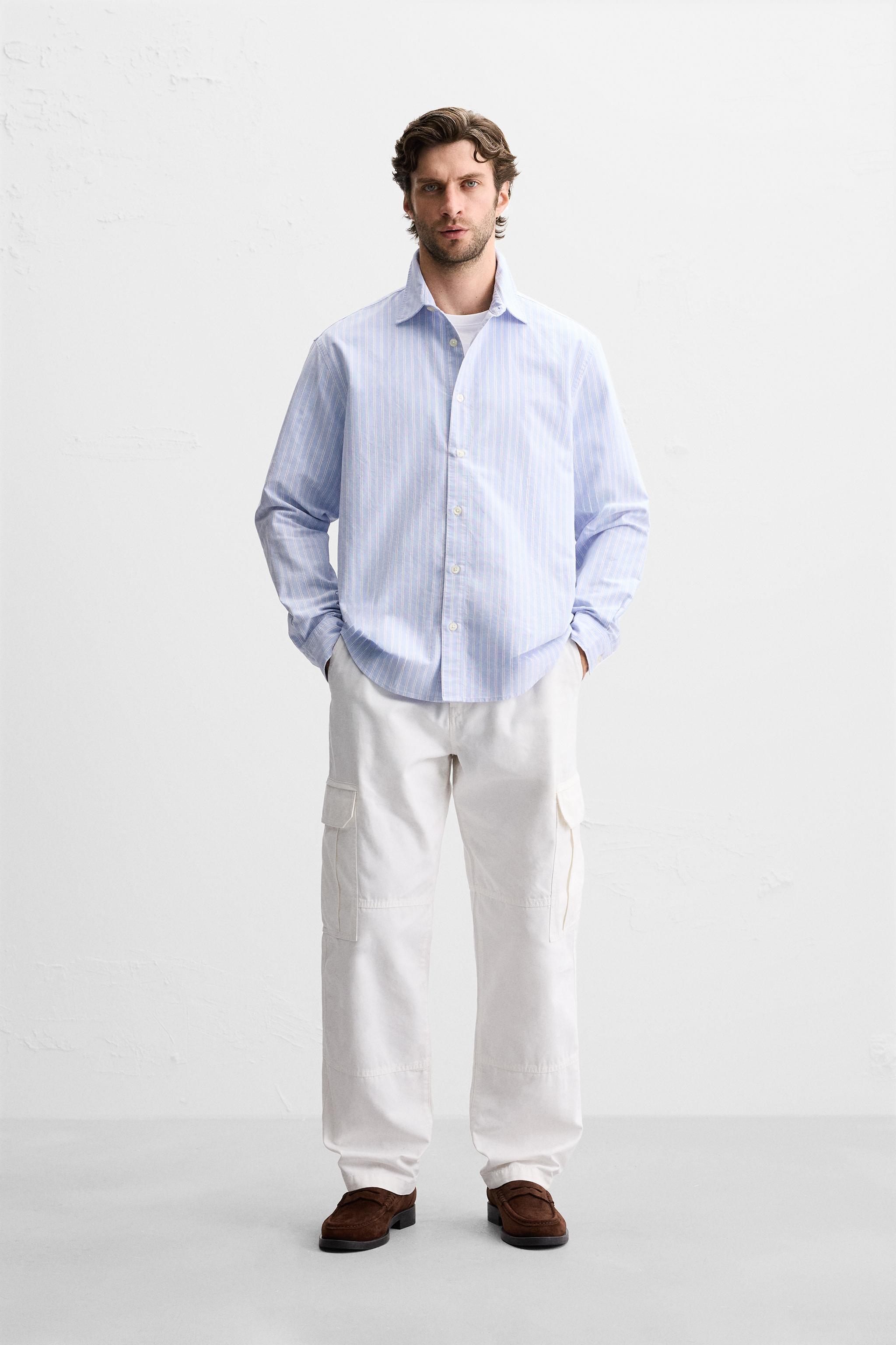 CONTRAST STRIPE SHIRT Product Image