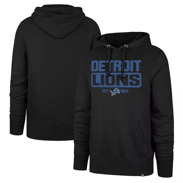 Mens 47 Detroit Lions Box Out Headline Pullover Hoodie Product Image