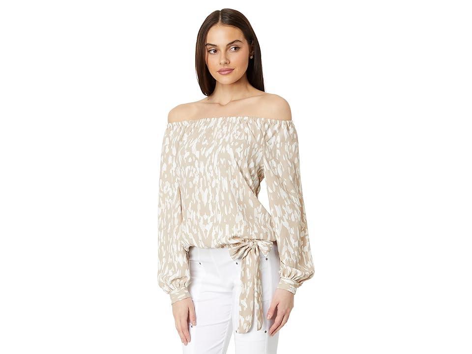 Vince Camuto Print Off the Shoulder Top Product Image