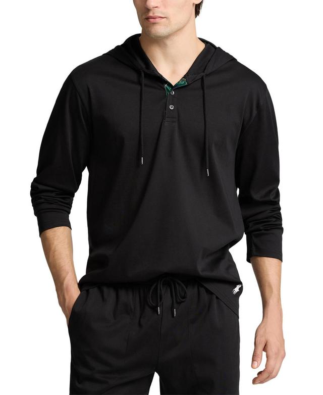 Polo Ralph Lauren Mens Cotton Sleep Hoodie - POLO BLACK Product Image