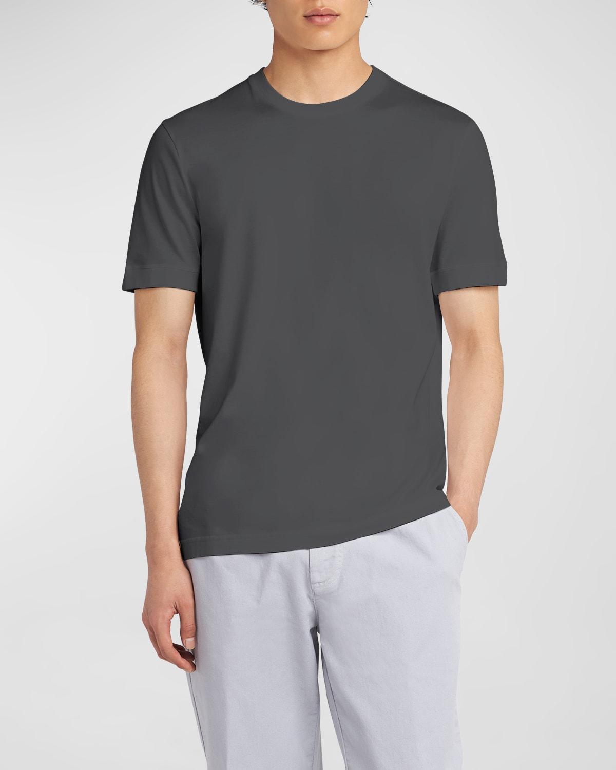 Mens Cotton Crewneck T-Shirt Product Image