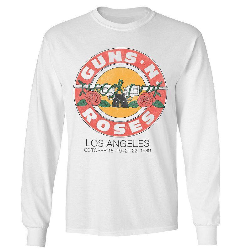 Mens Guns n Roses Bullet LA 89 Long Sleeve Tee Product Image