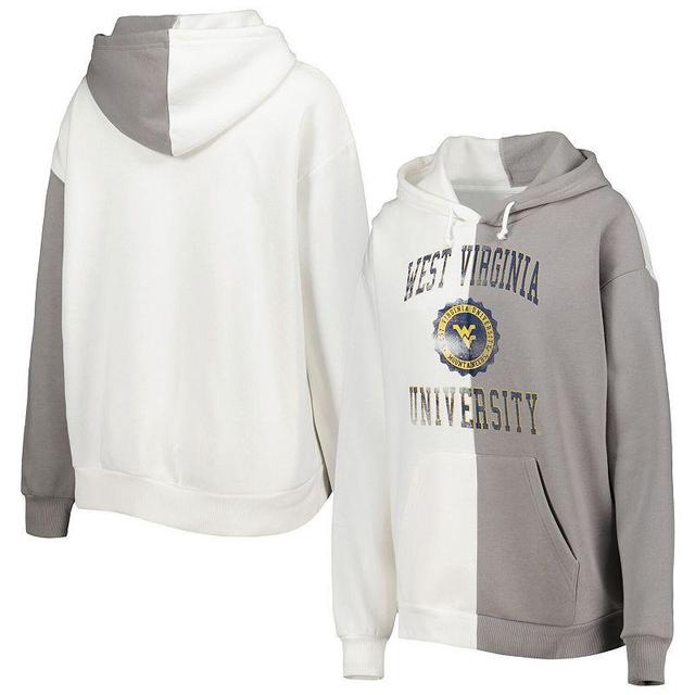 Womens Gameday Couture Gray West Virginia Mountaineers Split Pullover Hoodie - Gray Product Image