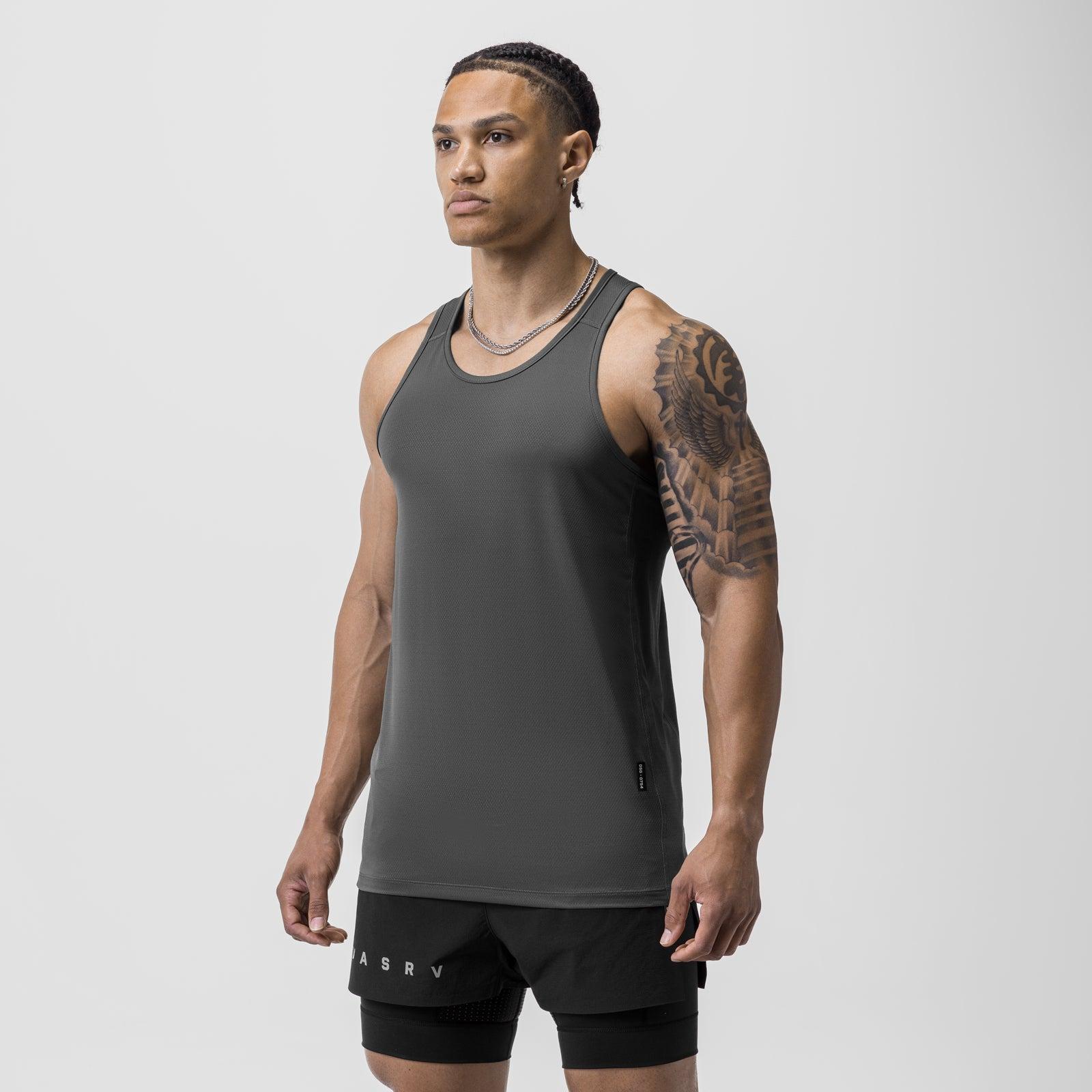 0754. AeroSilver® Training Singlet - Space Grey Product Image