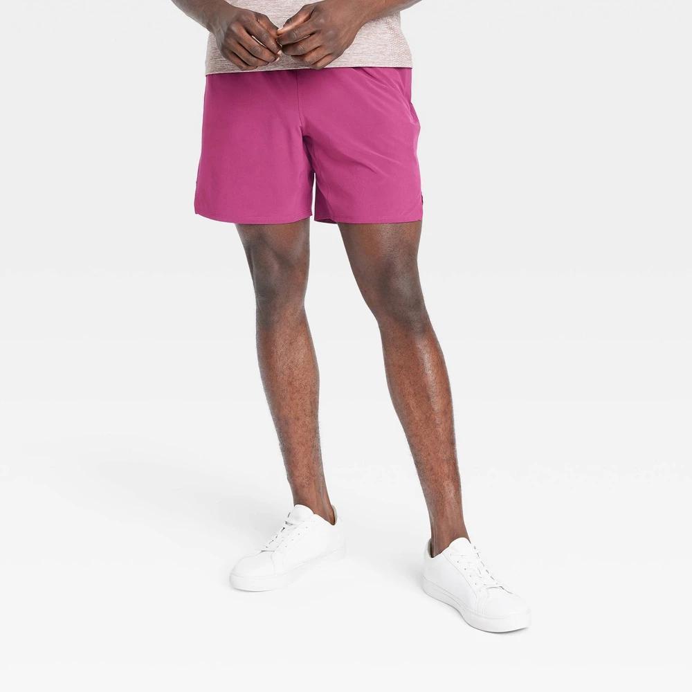 Mens Unlined Run Shorts 7 - All In Motion Wild Boysenberry M Product Image