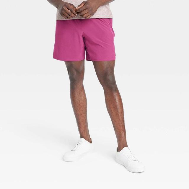 Mens Unlined Run Shorts 7 - All In Motion Wild Boysenberry M Product Image