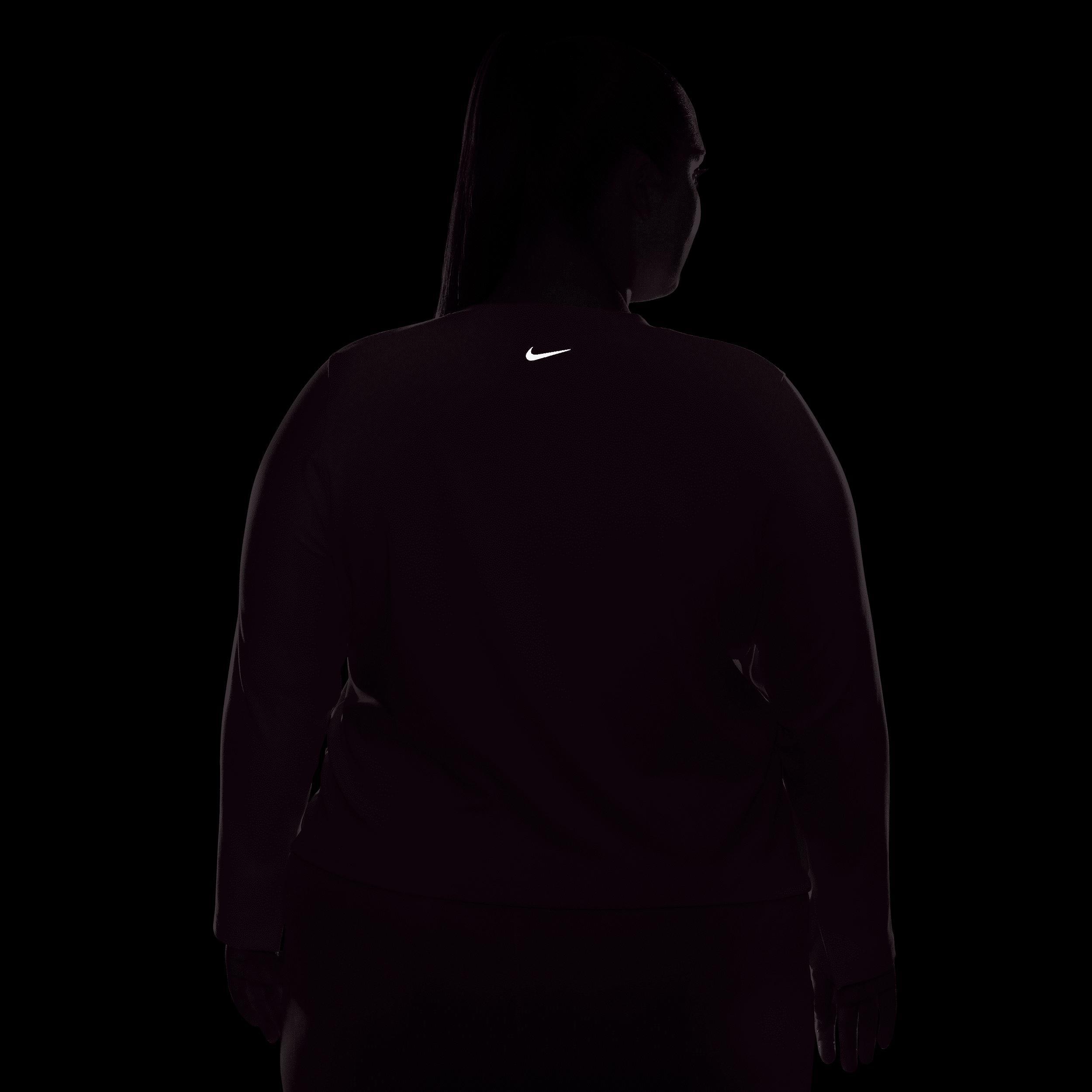 Nike Women's One Fitted Dri-FIT Long-Sleeve Top (Plus Size) Product Image