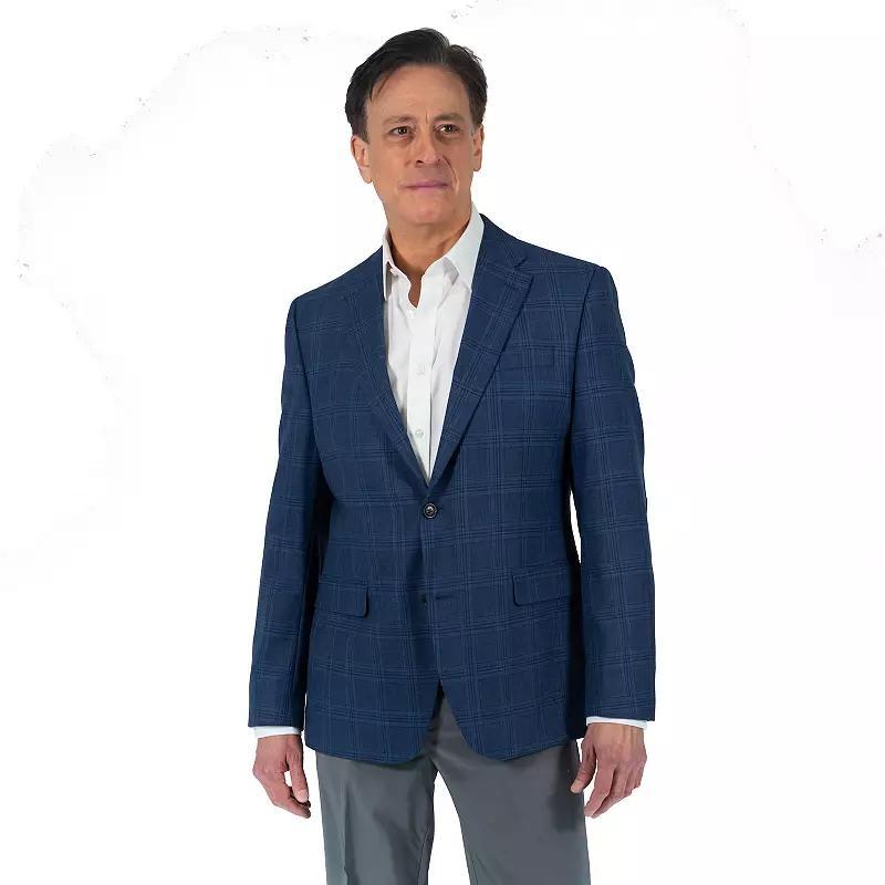 Mens Lands End Classic-Fit Wool-Blend Stretch Blazer Product Image