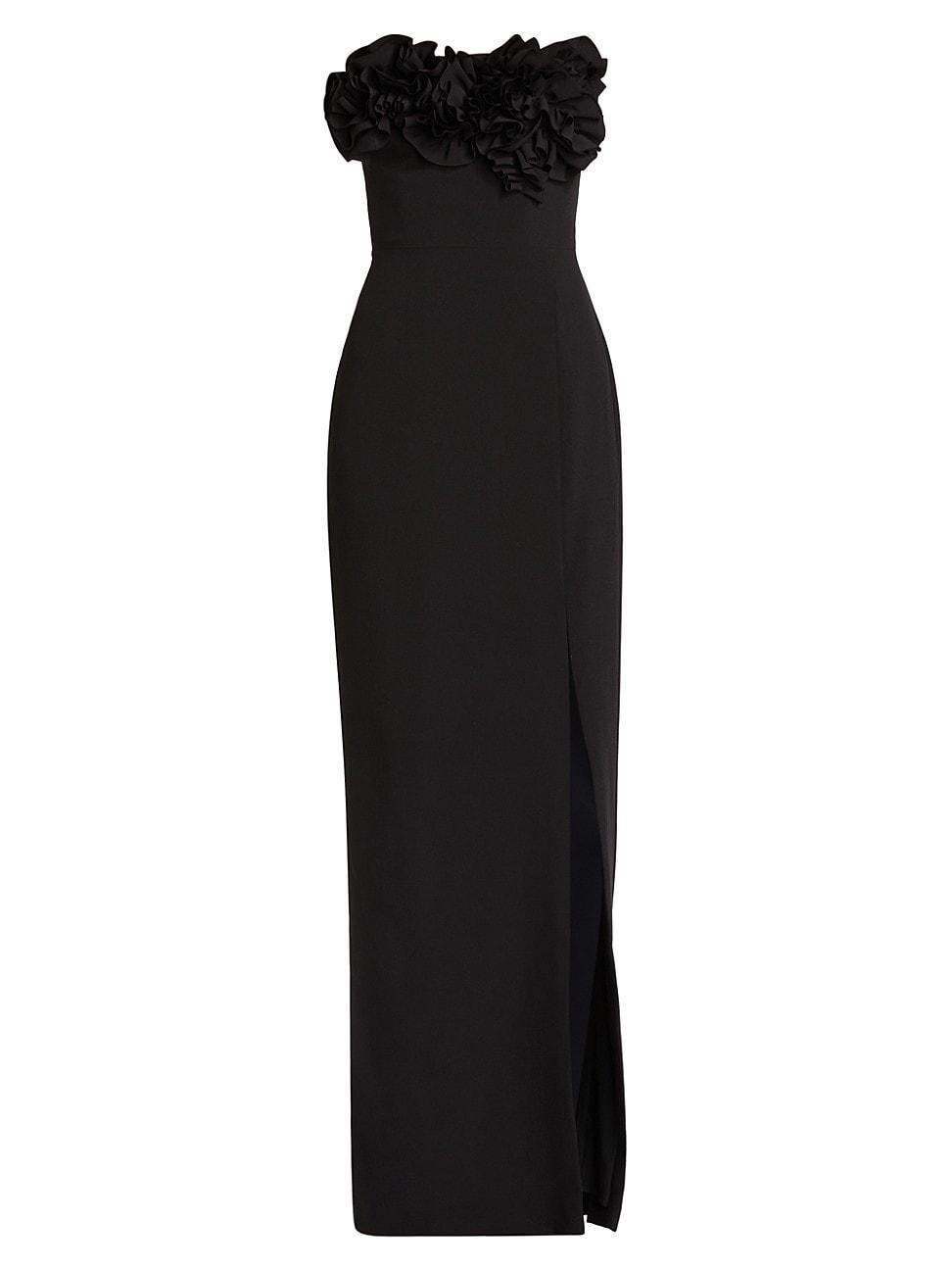 Womens Gemma Appliqu Strapless Gown Product Image