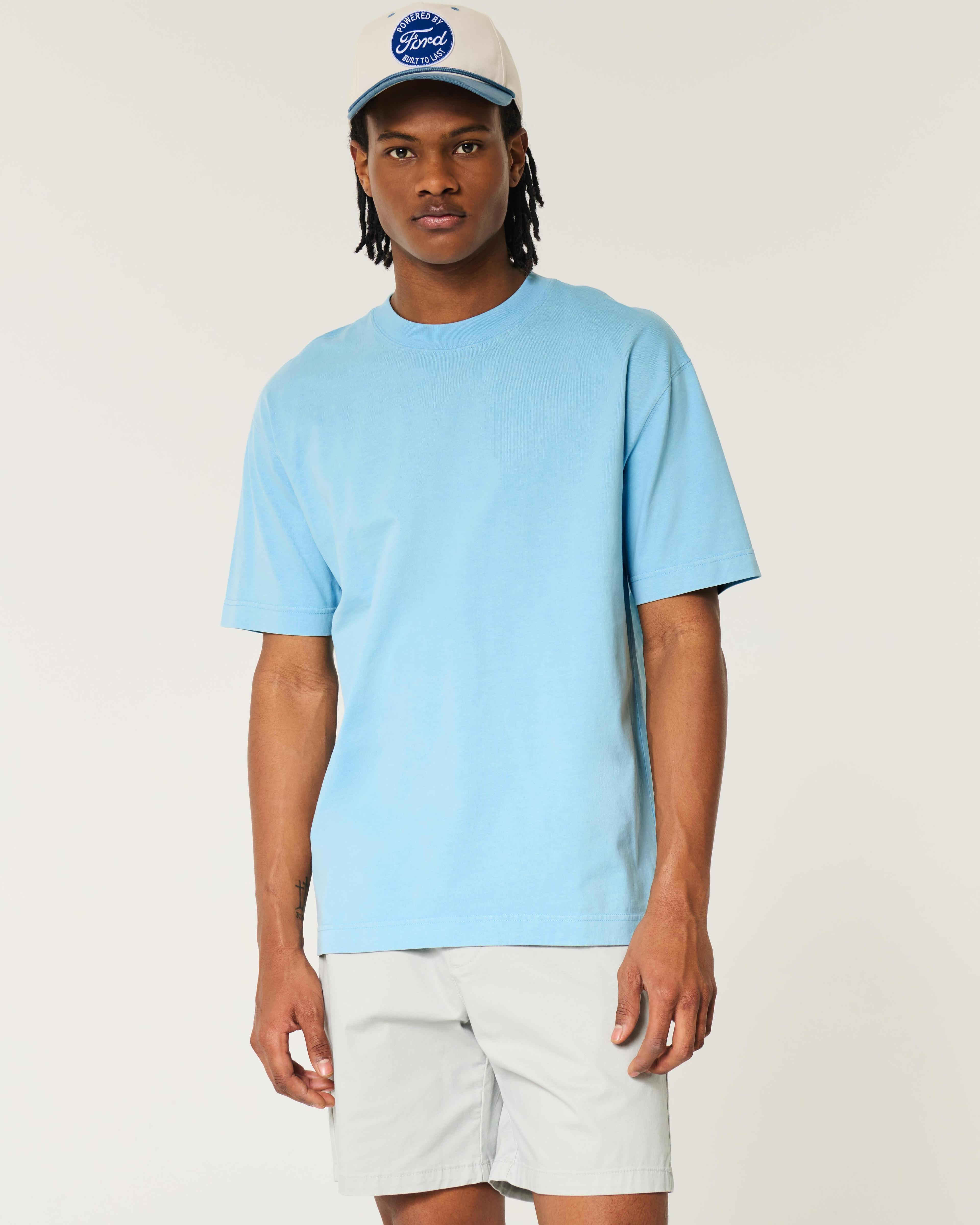 Boxy Washed Heavyweight Crew T-Shirt Product Image