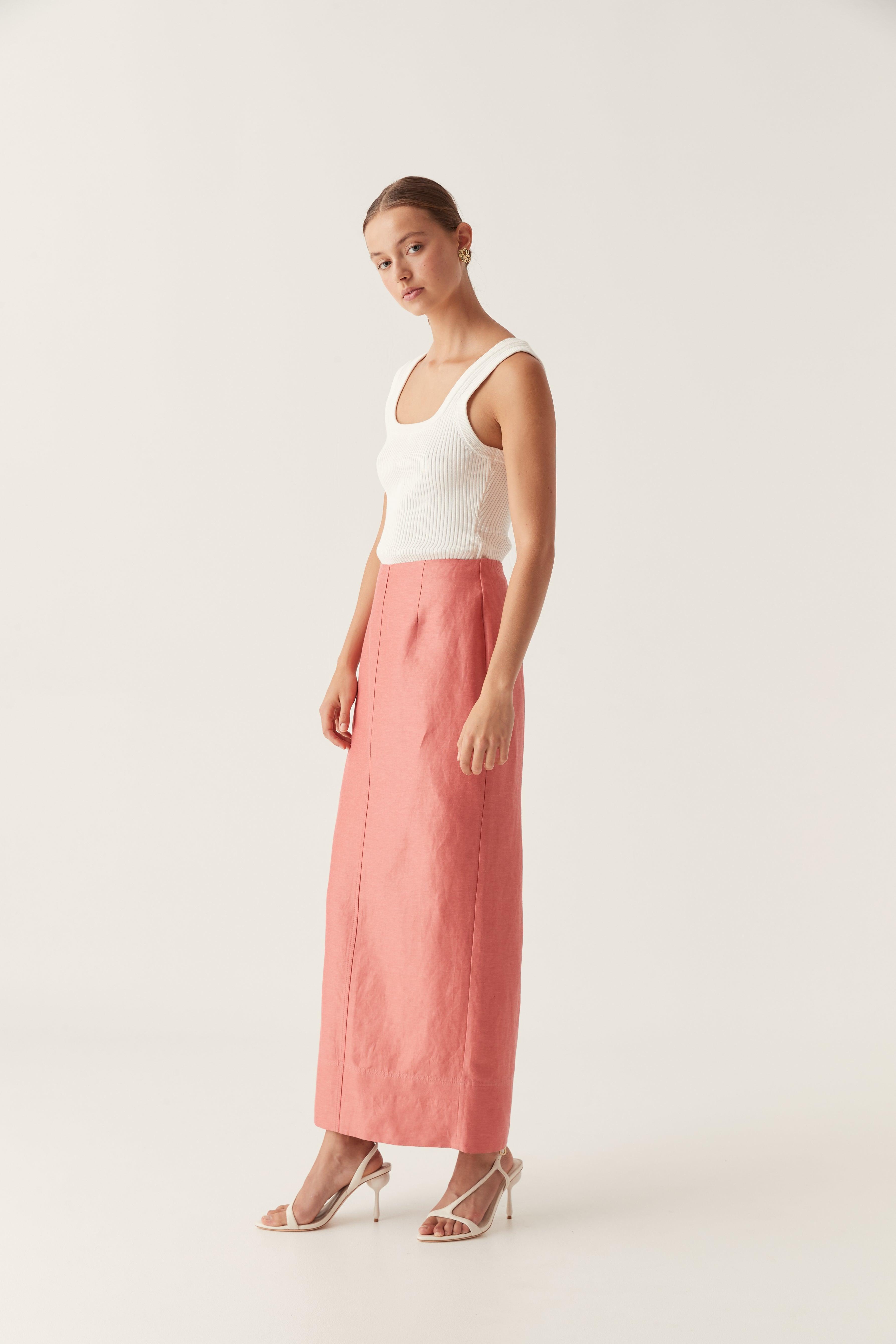 Mary Column Maxi Skirt Product Image