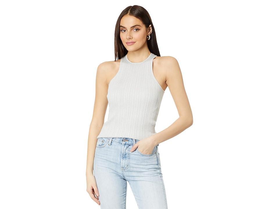 Madewell The Signature Knit Cutaway Sweater Tank (Vapor) Women's Clothing Product Image