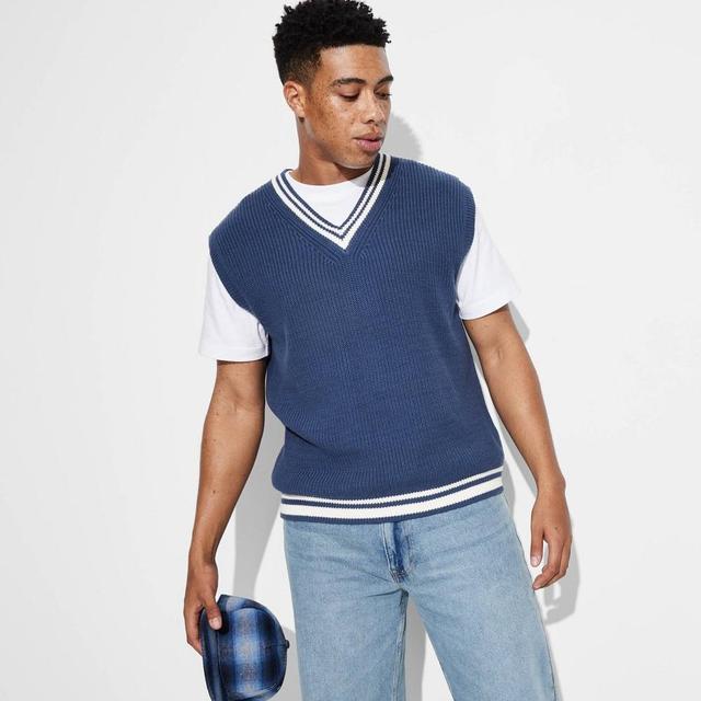 Mens Casual Fit Vest - Original Use Blue Product Image