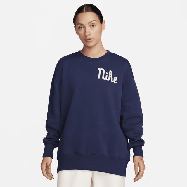 Women's Nike Sportswear Phoenix Fleece Oversized Crew-Neck Sweatshirt Product Image