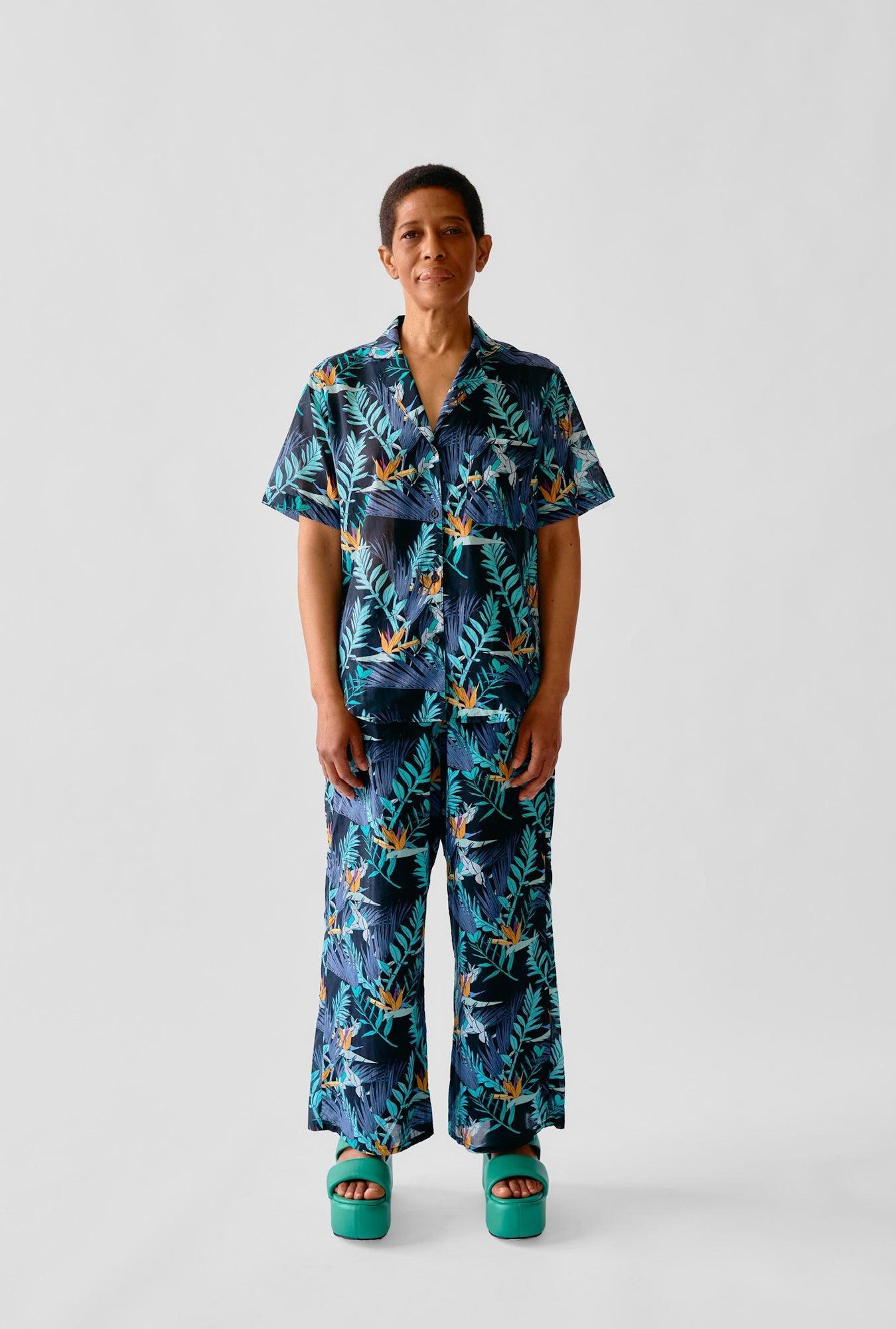 Luna Pant - Midnight Tropical Product Image