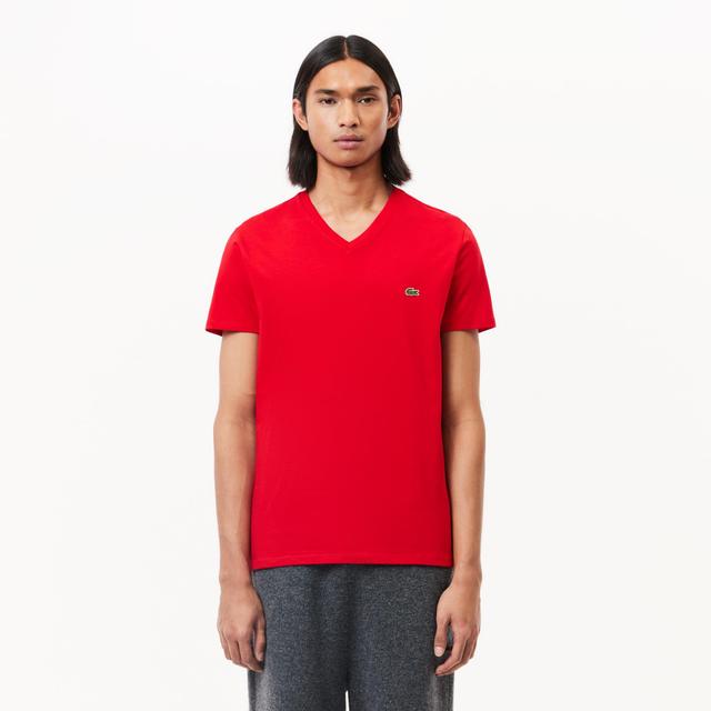 Men's Lightweight Pima Cotton V-Neck T-Shirt Product Image