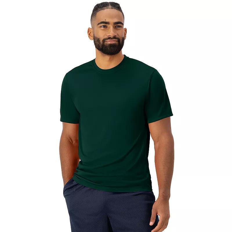 Hanes Sport Men's Cool DRI Performance T-Shirt, 2-Pack Deep Forest XL Product Image