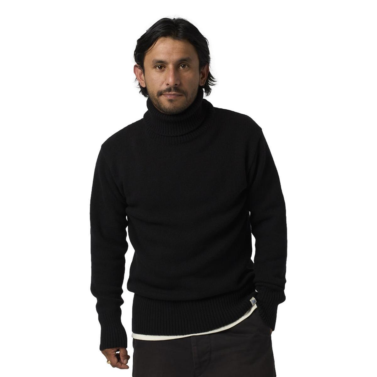 Turtleneck Sweater Deep Black Product Image