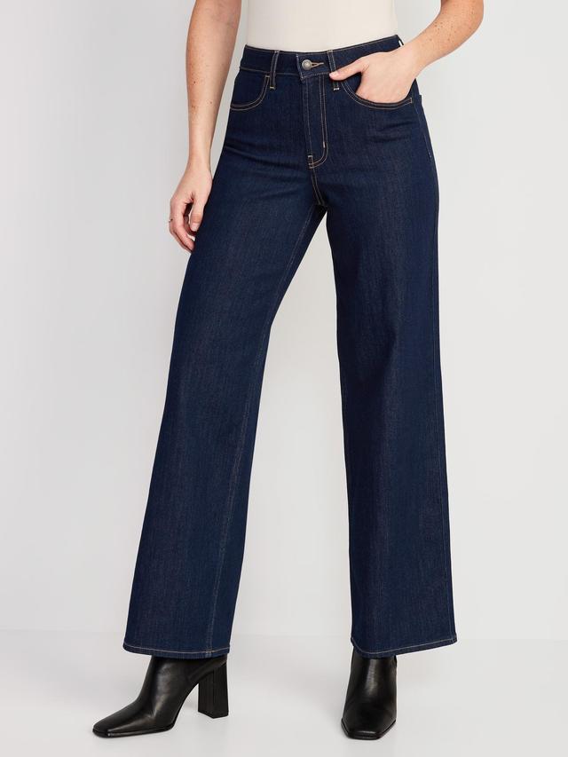 High-Waisted Wow Wide-Leg Jeans for Women Product Image