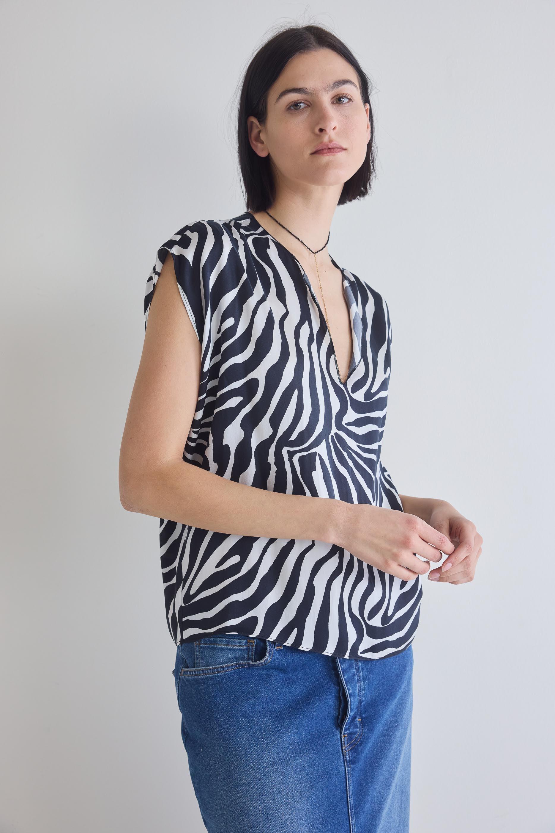 The All Day Washable Silk Top Product Image