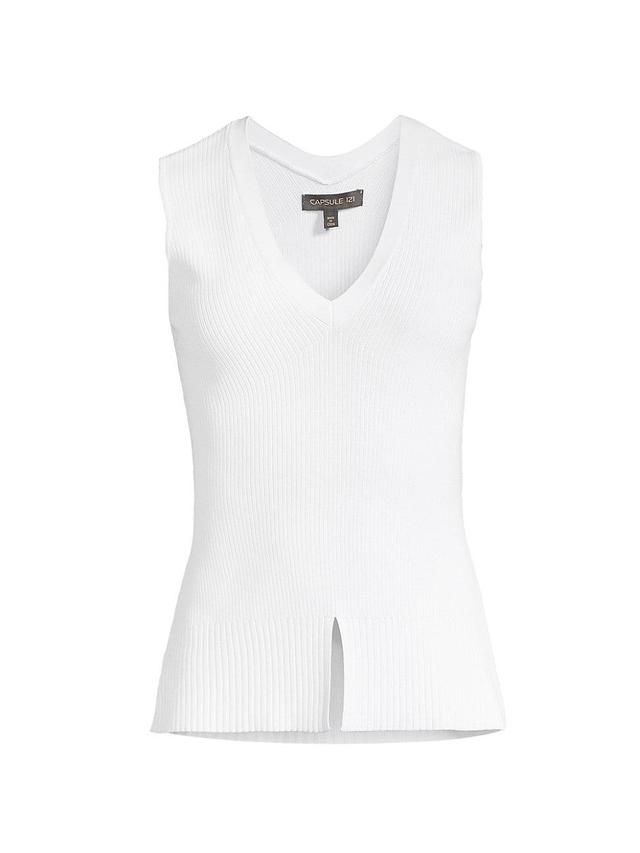 Womens Dimensions The Extent Sleeveless Sweater Product Image