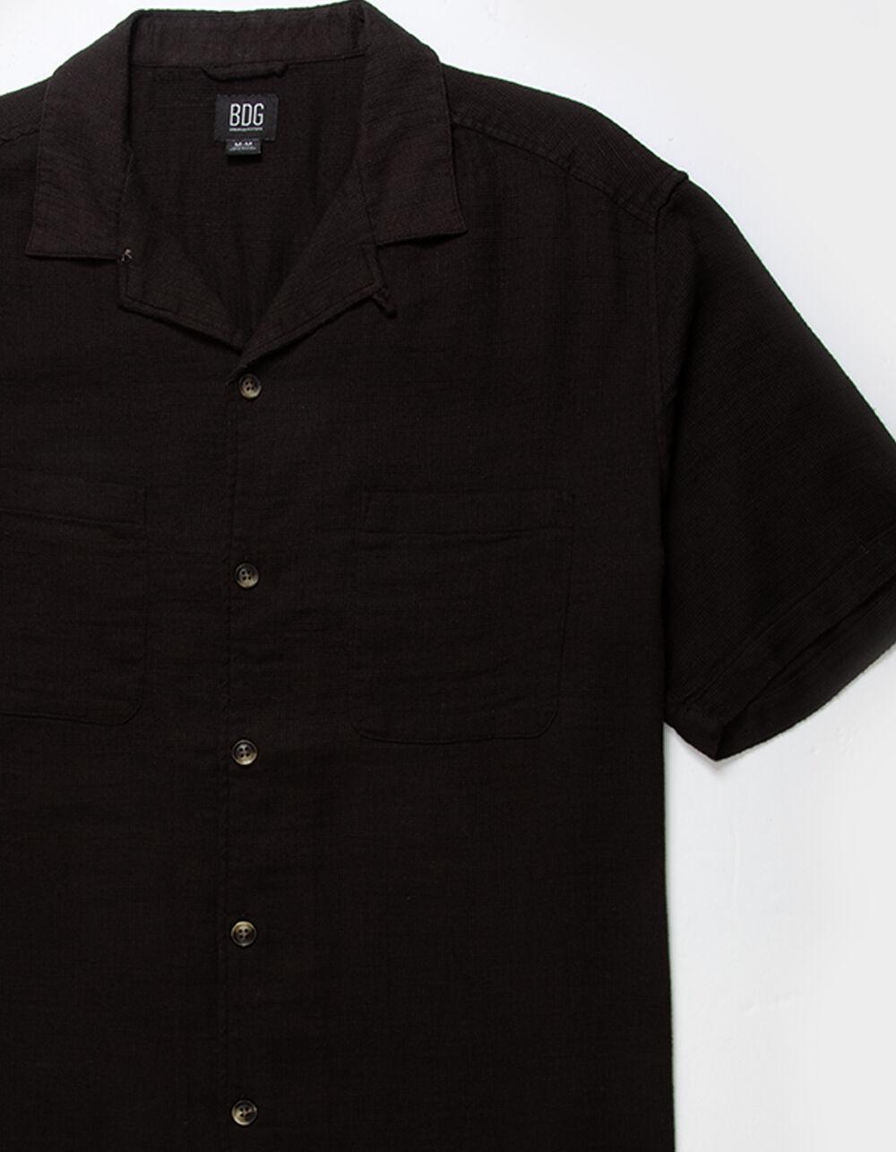 BDG Urban Outfitters Gauze Crinkle Mens Button Up Shirt Product Image