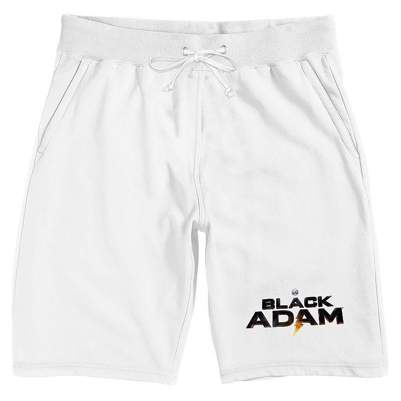 Mens Black Adam Logo Sleep Shorts Product Image