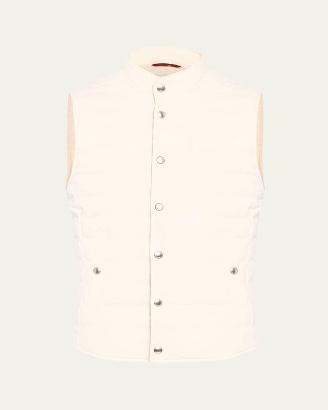 Mens Nylon Snap-Front Vest Product Image