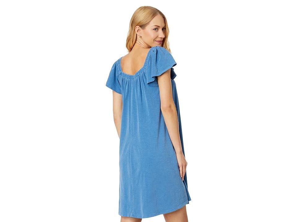 SUNDRY Mini Trapeze Dress (Pigment Royal) Women's Clothing Product Image