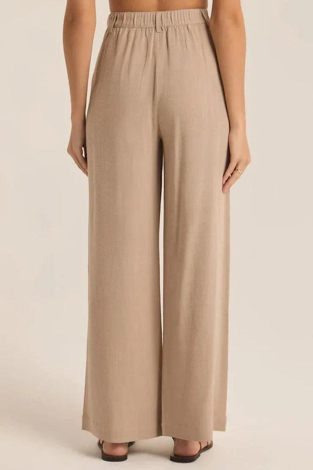 Z Supply Micah Linen Pant in Putty Product Image