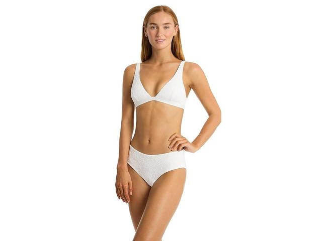 Sea Level Interlace Mid Bikini Bottoms Product Image