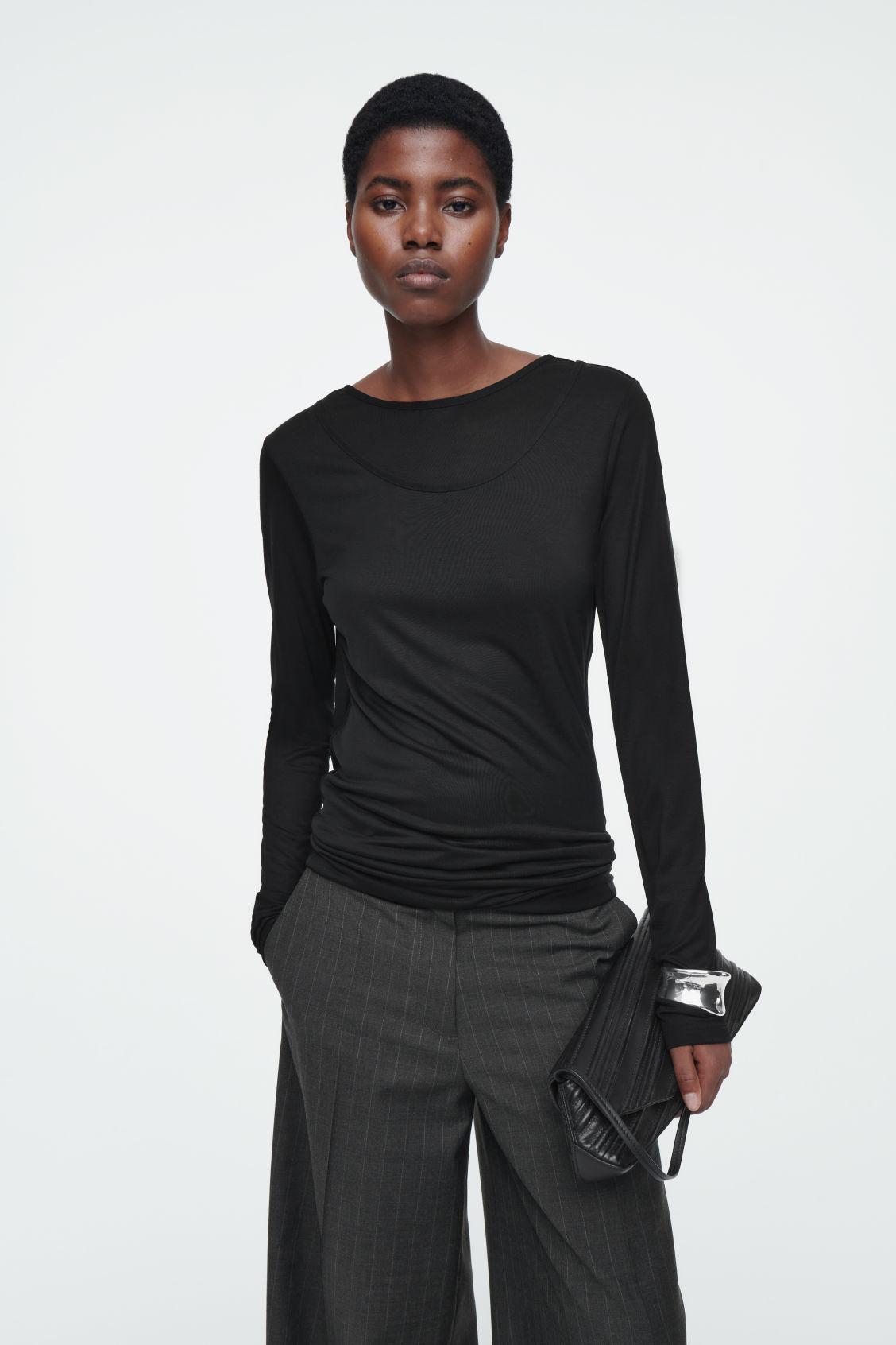 LAYERED LONG-SLEEVED TOP Product Image