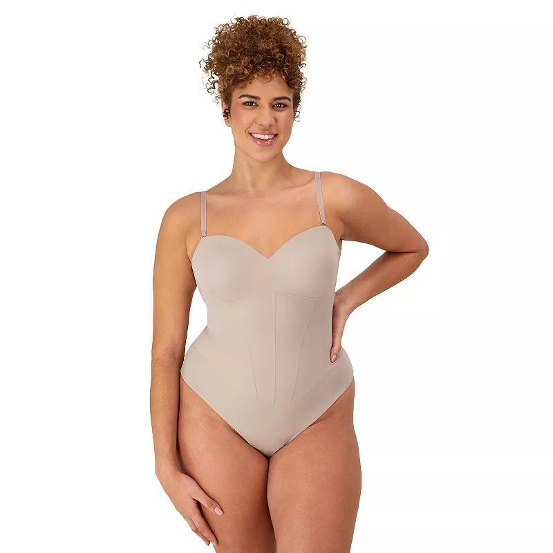 Womens Maidenform Firm Control Tummy Shaping Sweetheart Shapewear Thong Bodysuit DMS131 Product Image