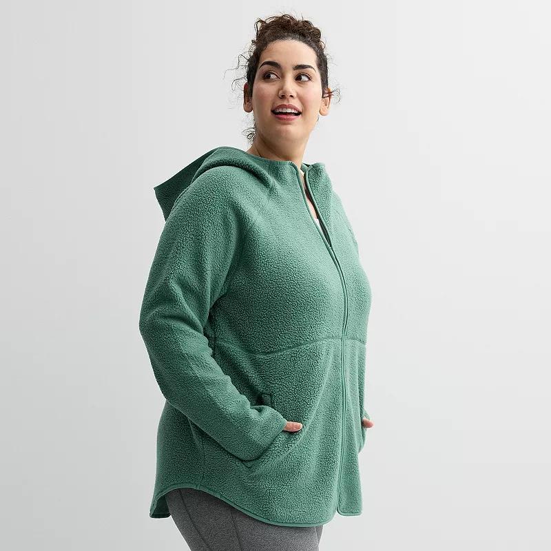 Plus Size Tek Gear Sherpa Jacket, Womens Product Image