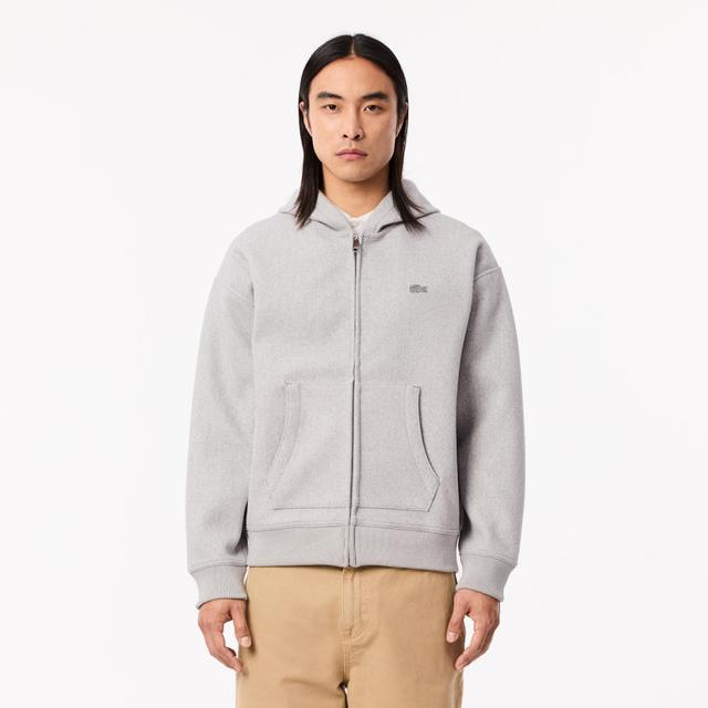 Loose Fit Zip-Up Hoodie Product Image