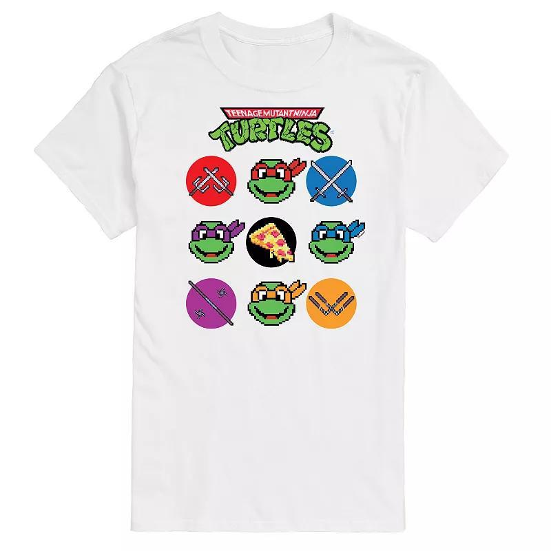 Mens Teenage Mutant Ninja Turtles Grid Graphic Tee Product Image