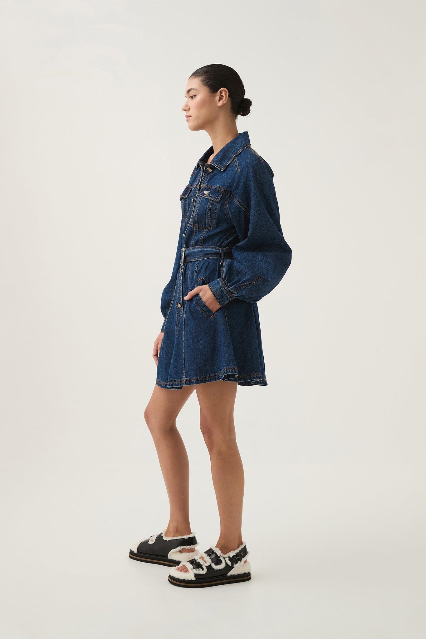 Colorado Denim Mini Dress Product Image