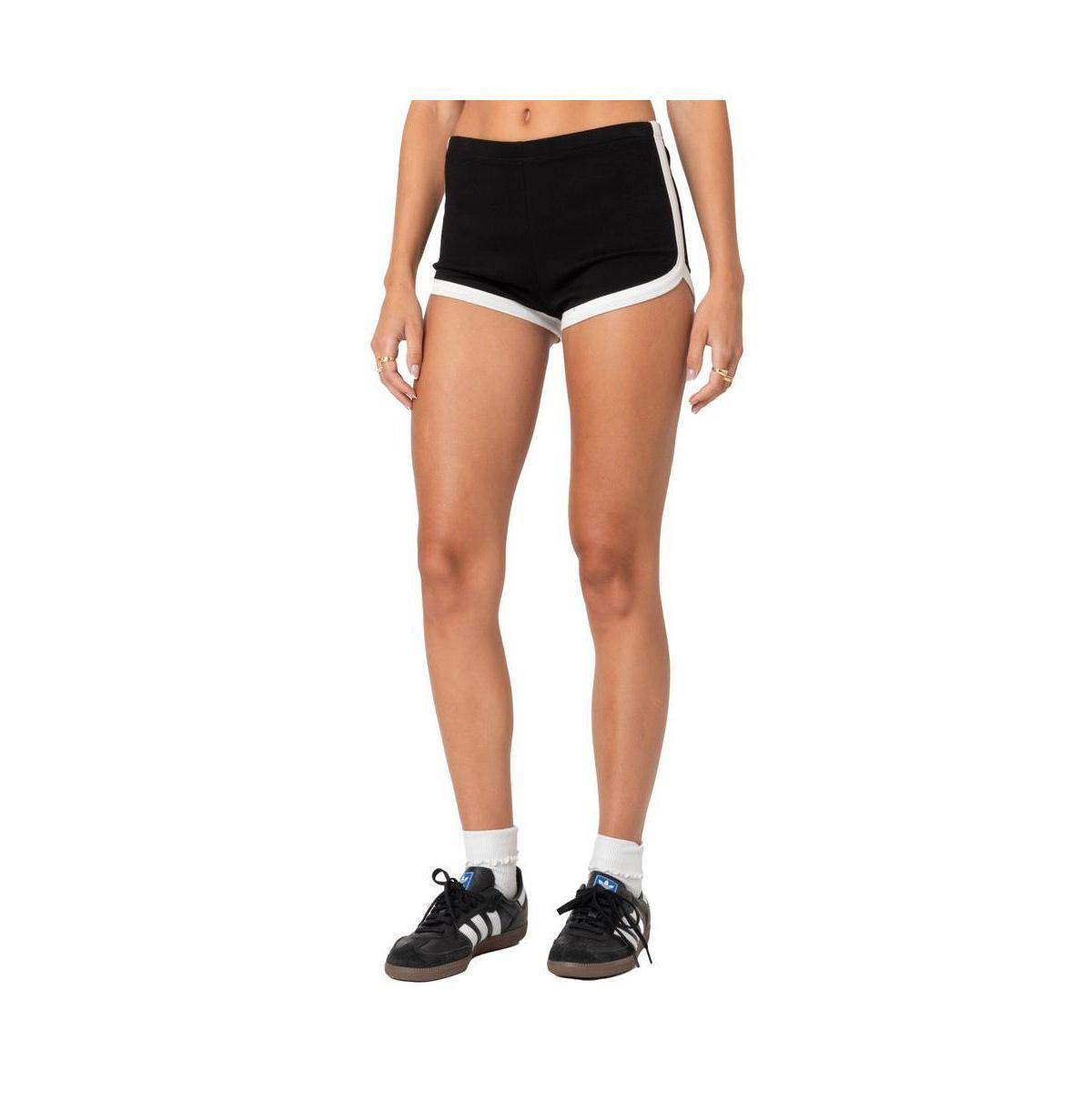 Edikted Womens Elana contrast micro shorts Product Image