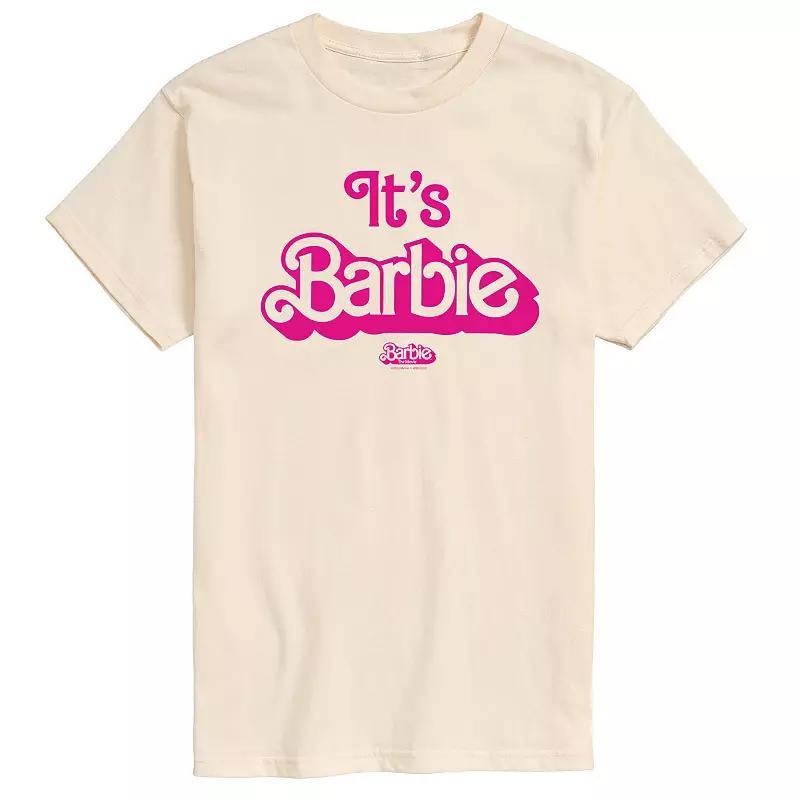 Big & Tall Barbie The Movie Its Barbie Graphic Tee, Mens Product Image